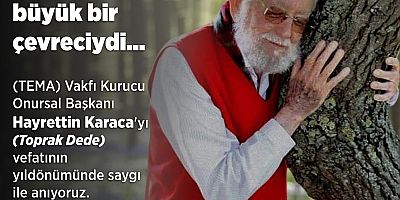 Başkan Özacar’dan Toprak Dede’yi Anma Mesajı