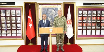 Başkan Özacar’dan Tümgeneral Yaldız’a Ziyaret