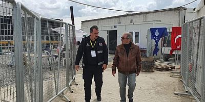 Başkan Özacar, Deprem Bölgesinde