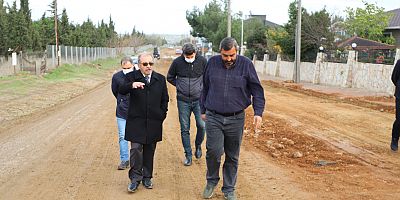 Başkan Özacar, Doğalgaz Çalışmalarını İnceledi