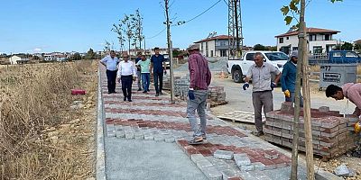Başkan Özacar, Eğritaş’taki Çalışmaları Yerinde İnceledi