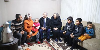 Başkan Özacar, Ev Ziyaretlerine Devam Ediyor