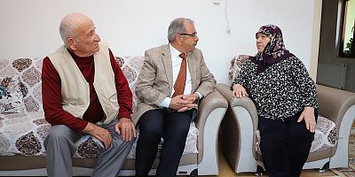 Başkan Özacar, Ev Ziyaretlerini Sürdürüyor