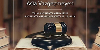 Başkan Özacar’ın Avukatlar Günü Mesajı