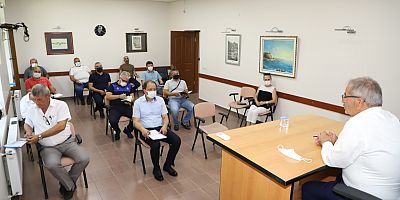 Başkan Özacar’ın Birim Amirleriyle Toplantısı