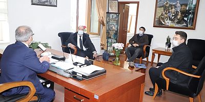 Başkan Özacar Misafirlerini Ağırladı