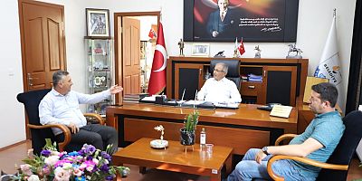 Bayram ve Övün’den Başkan Özacar’a Ziyaret