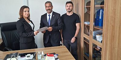 BBP İlçe Başkanı Sertdemir Mazbatasını Aldı