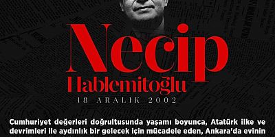 Belediye Başkanı Özacar’dan Hablemitoğlu’nu Anma Mesajı