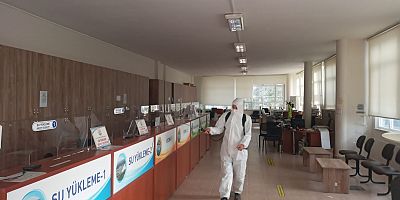 Belediye Dezenfeksiyon Çalışmalarını Sürdürüyor