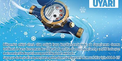 Belediyeden Donma Tehlikesine Karşı Uyarı!