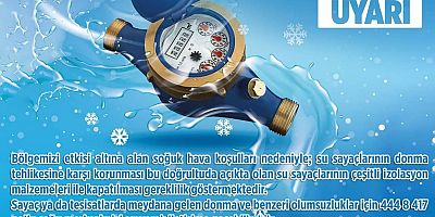 Belediyeden Donma Tehlikesine Karşı Uyarı!