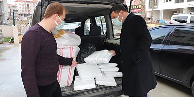 Belediyeden Sağlık Çalışanlarına Koruyucu Ekipman