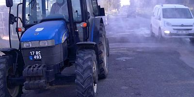 Belediyenin Dezenfeksiyon Çalışmaları Devam Ediyor