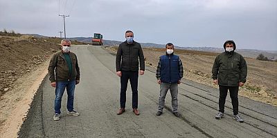 Beton Asfalt Yolun Yapım Çalışmaları Başladı