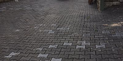 Bir Köyde Daha Parke Taşı Çalışmaları Tamamlandı