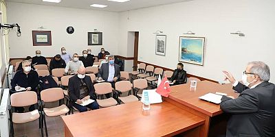 Birim Amirleriyle Haftalık Değerlendirme Toplantısı Yaptıldı