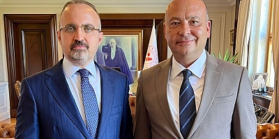 Bozcaada Belediye Başkanı Göztepe’den Turan’a Ziyaret