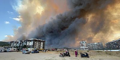 Çanakkale’de Orman Yangını! Yangın Devlet Hastanesine Yaklaştı