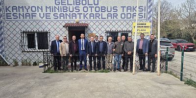 ÇESOB Başkanı Özcan’dan Şoförler Odası’na Ziyaret