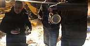 ÇETİN’DEN KARLI HAVADA  VATANDAŞLARA DESTEK