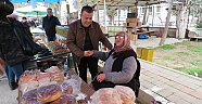 Çetin Pazar Esnafını  Ziyaret Etti
