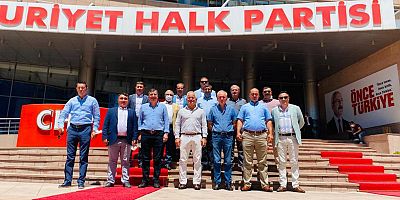 CHP Çanakkale Kurultay Delegeleri Ankara’da