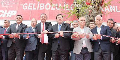 CHP İlçe Başkanlığı Yeni Hizmet Binasını Açtı