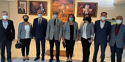 CHP İlçe Teşkilatından Kaymakam Abacı’ya Ziyaret