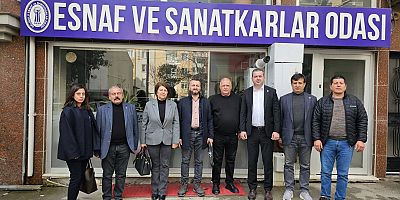 CHP İlçe Yönetiminden Esnaf Odalarına Ziyaret