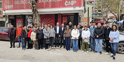 CHP Merkez İlçe Yönetiminden Gelibolu İlçe Örgütüne Ziyaret