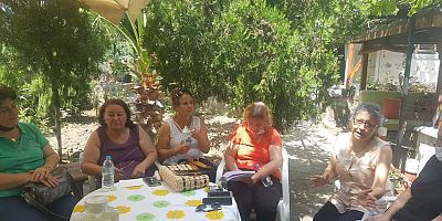 CHP ve İyi Partili Kadınlardan Çardak Ziyareti