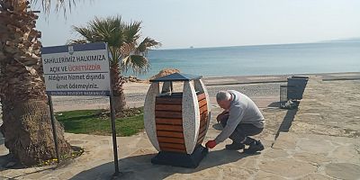 Çöp Kovalarının Bakım ve Boyaları Yapıldı