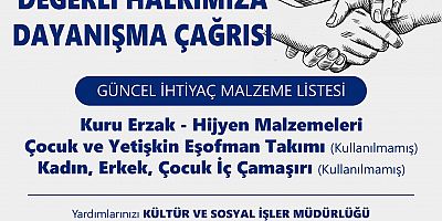 ‘Dayanışmamızı Sürdürüyoruz’