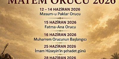 Demirkaya’dan Matem Orucu Mesajı