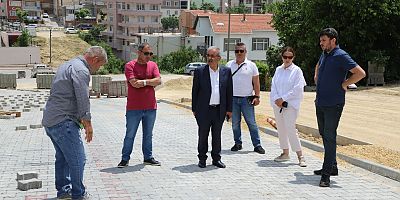 Deniz Sokak’taki Çalışmalar İncelendi