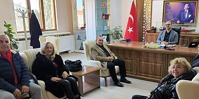 Dernek Yönetiminden Kaymakam Abacı’ya Ziyaret