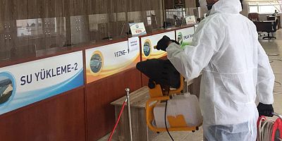 Dezenfekte Çalışmaları Sürüyor