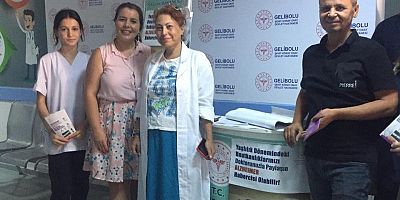 Dünya Alzheimer Gününde Vatandaşlar Bilgilendirildi