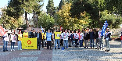 Eğitim Sendikalarından ÖMK’ya Karşı İş Bırakma Eylemi