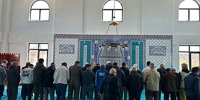 Eğritaş Camii'nde İlk Cuma Namazı Kılındı