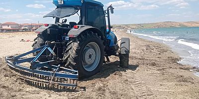 Eğritaş Sahilinde Temizlik Çalışmaları