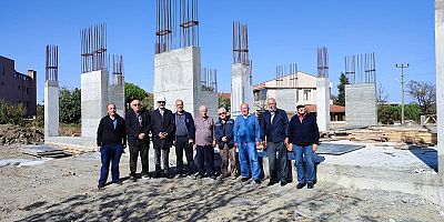 Eğritaş’taki Cami İnşaatında Çalışmalar Devam Ediyor