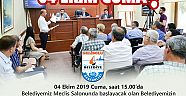 Ekim Ayı Belediye Meclis Toplantısı Bugün