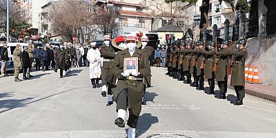 Emekli Yarbay Demir, Askeri Törenle Uğurlandı
