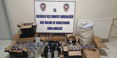 Emniyetten Sahte Alkol Operasyonu
