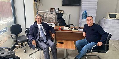 Eski Kaymakam Çelebioğlu’dan Gazetemize Ziyaret