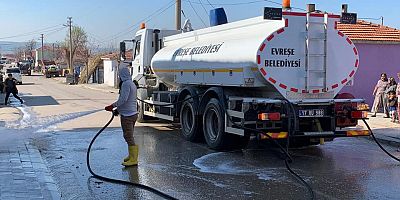 Evreşe, Korona Virüse Karşı İlaçlanıyor