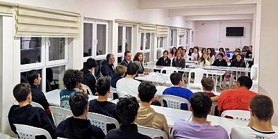 Fen Lisesi Pansiyonunda Öğrencilerle Buluşma