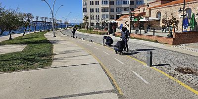 Fener Altı Yürüyüş Yolu Aydınlatmaları Yenileniyor